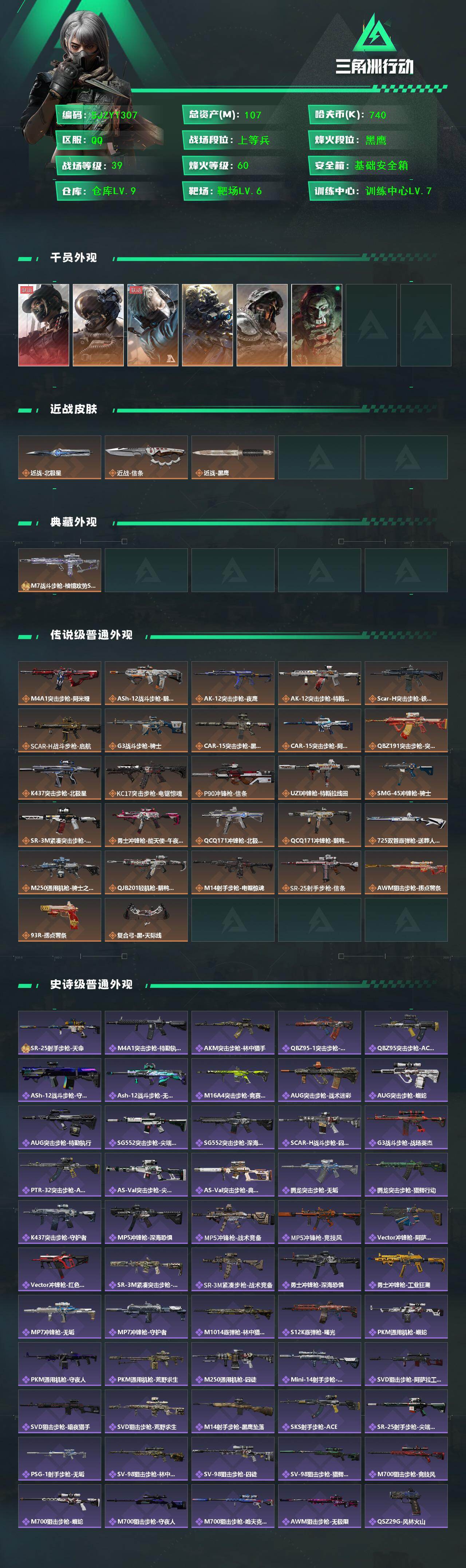 SJZEY422145三角洲行动账号详情图2