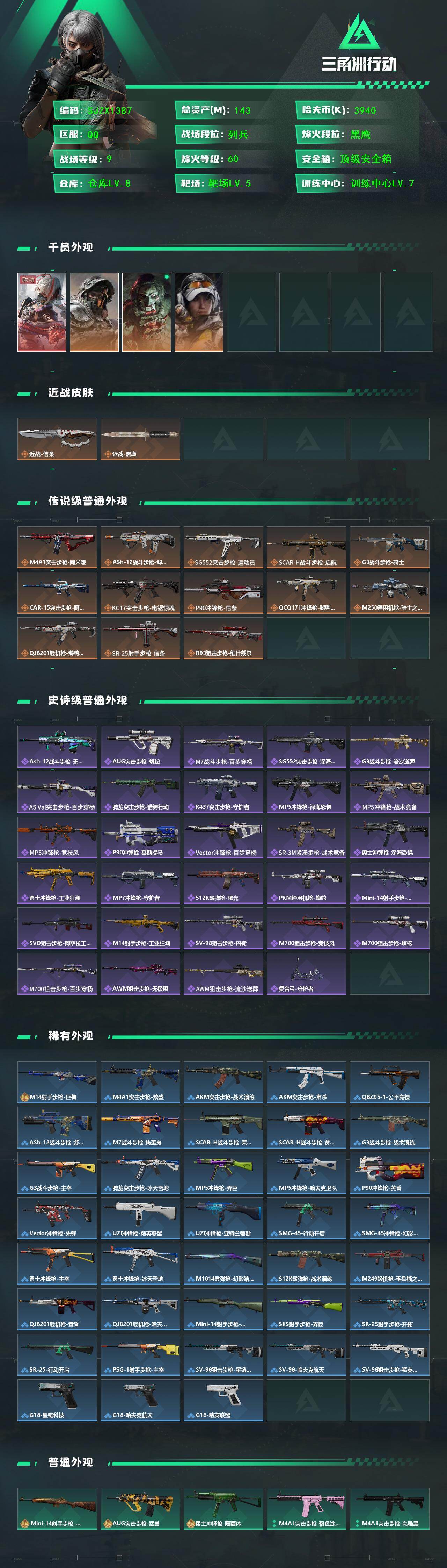 SJZEY424265三角洲行动账号详情图2