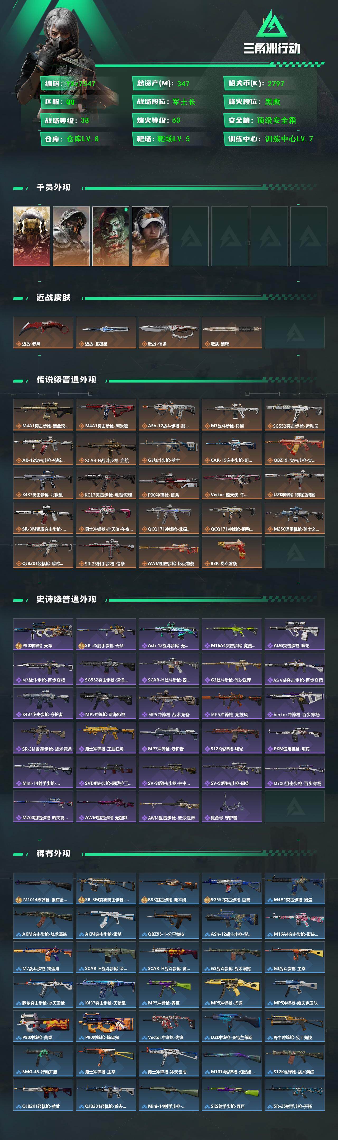 SJZCMW422920三角洲行动账号详情图2