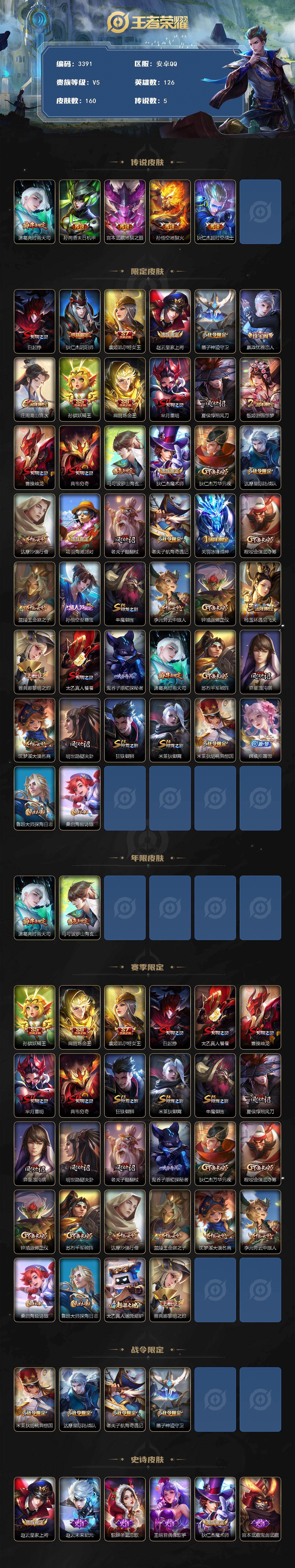 WZCMW4118964王者荣耀账号详情图2