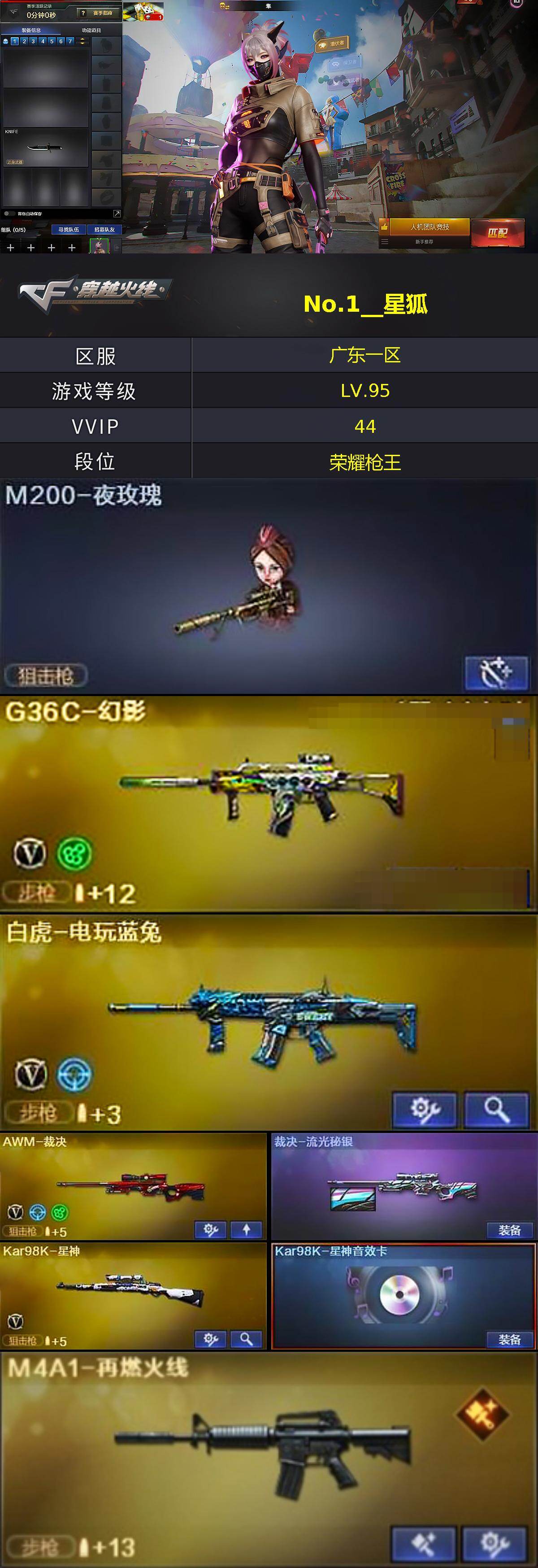 CFLX428925穿越火线账号详情图2