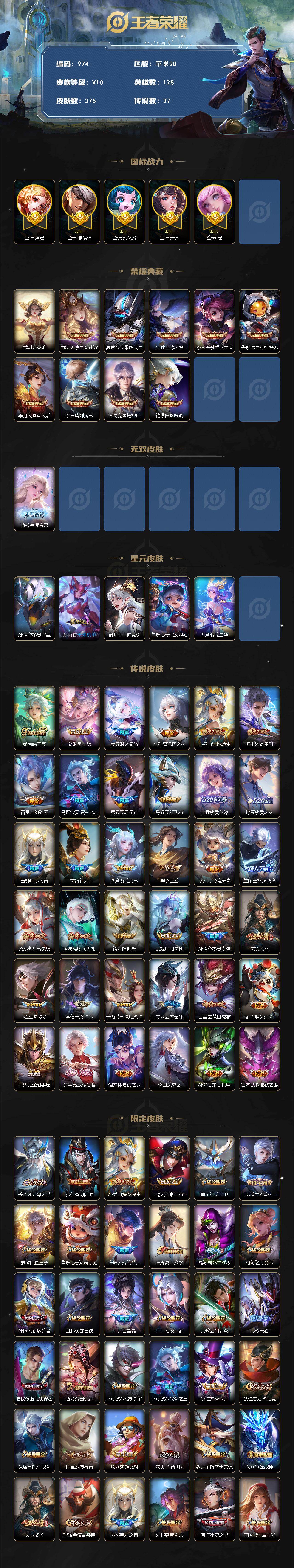 WZCMW496198王者荣耀账号详情图2