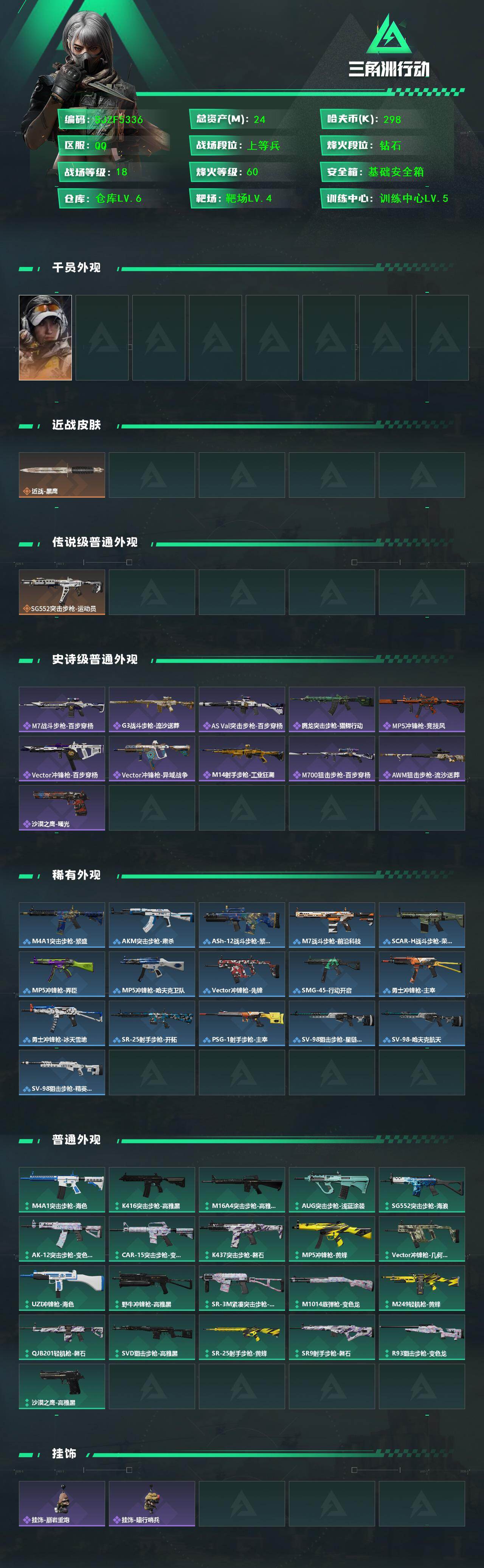 SJZEY423109三角洲行动账号详情图2