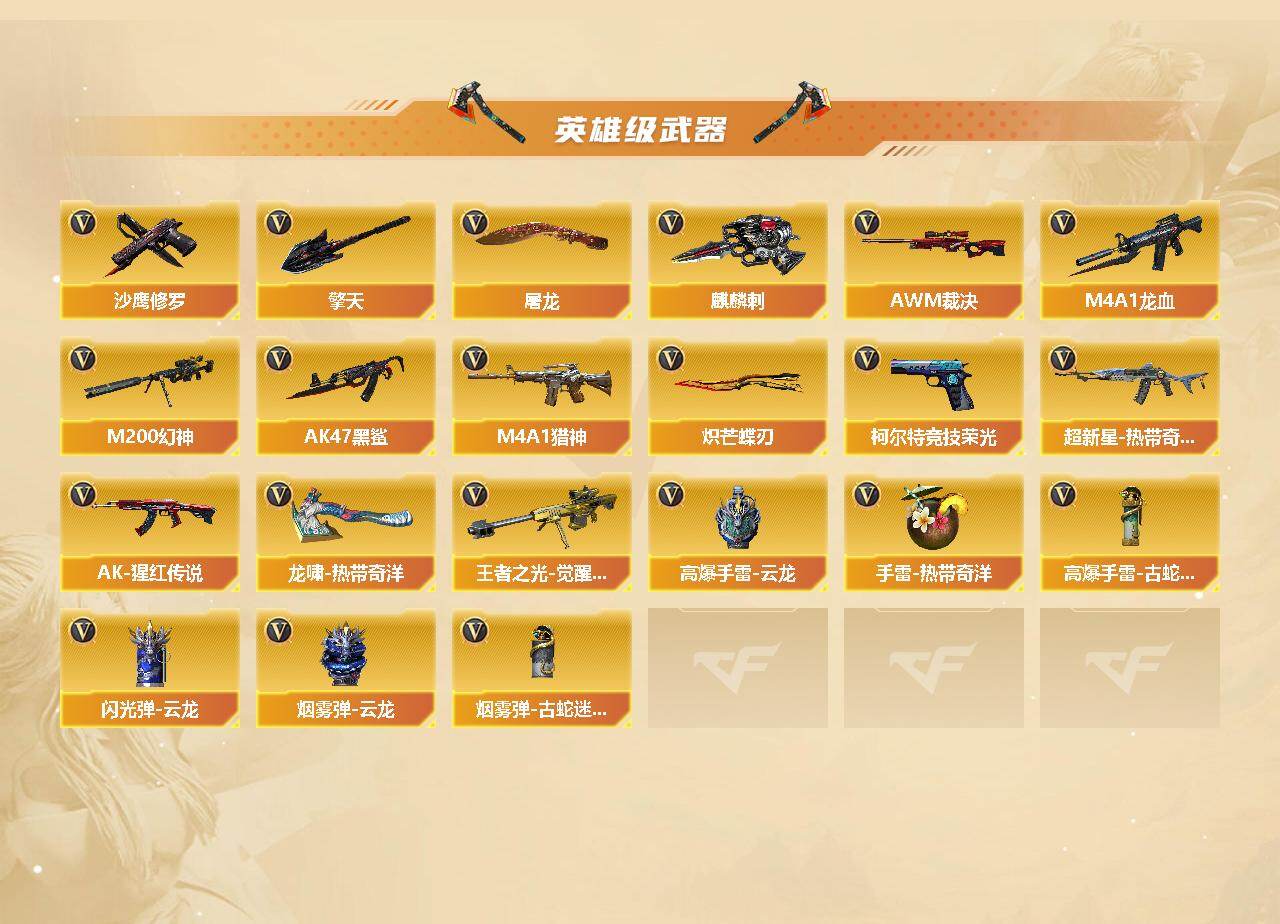 CFCMW421761穿越火线账号详情图3