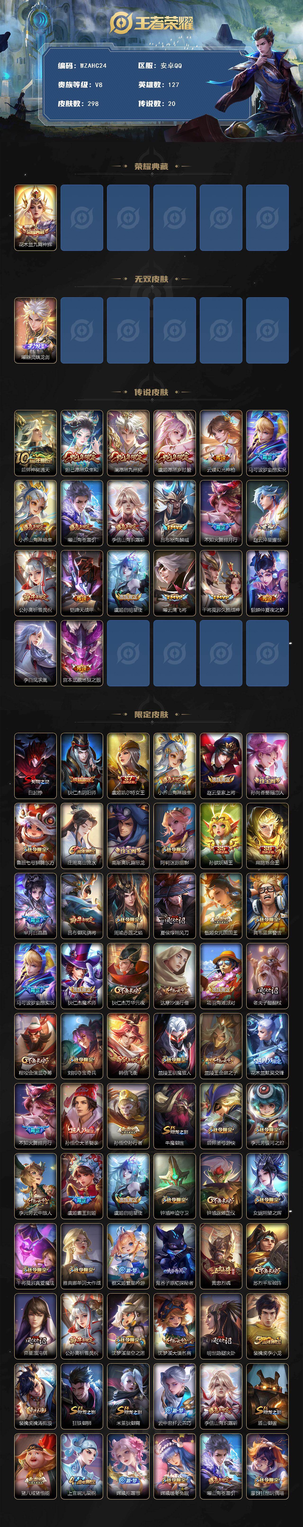 WZ03479108王者荣耀账号详情图2