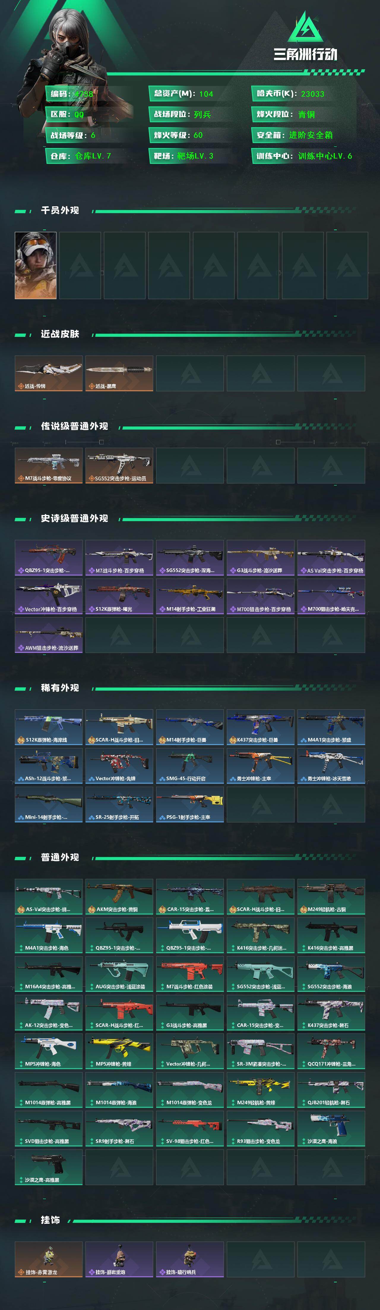 SJZCMW420045三角洲行动账号详情图2