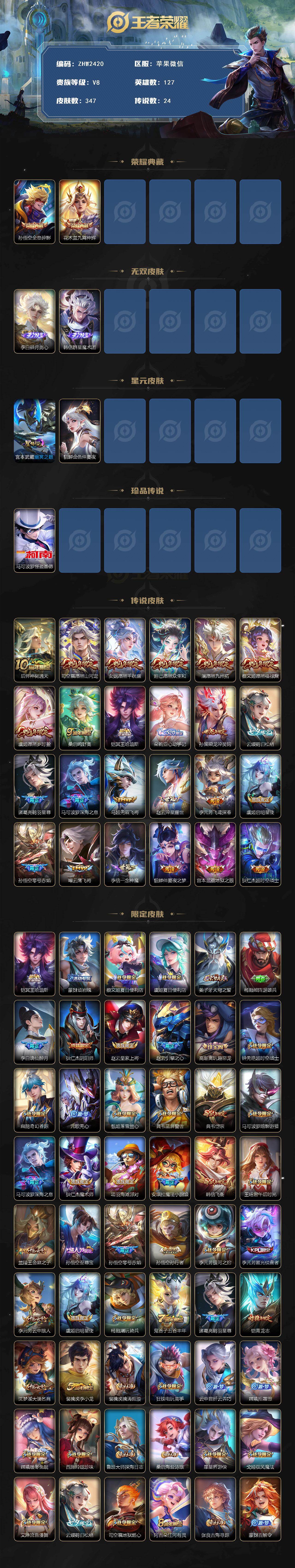 WZLE476893王者荣耀账号详情图2