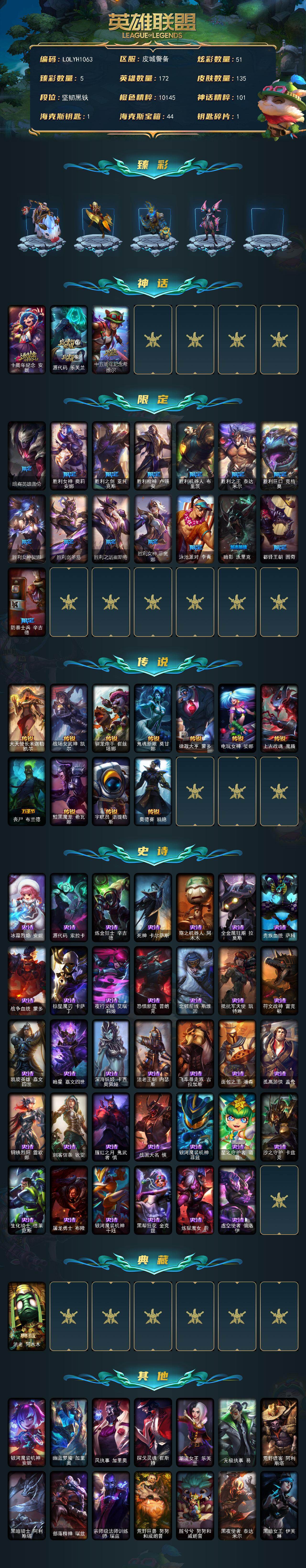 LOLEY47659英雄联盟账号详情图2 LOLEY47659英雄联盟账号详情图2