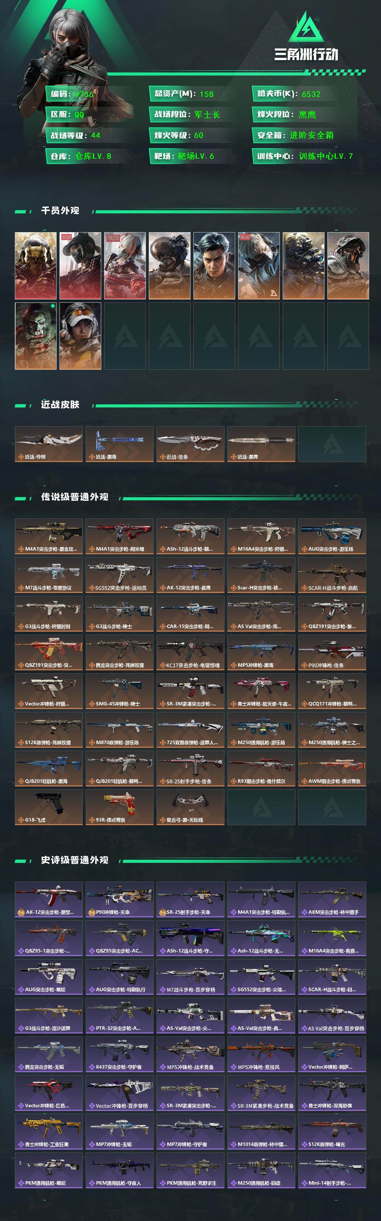 SJZCMW420284三角洲行动账号详情图2