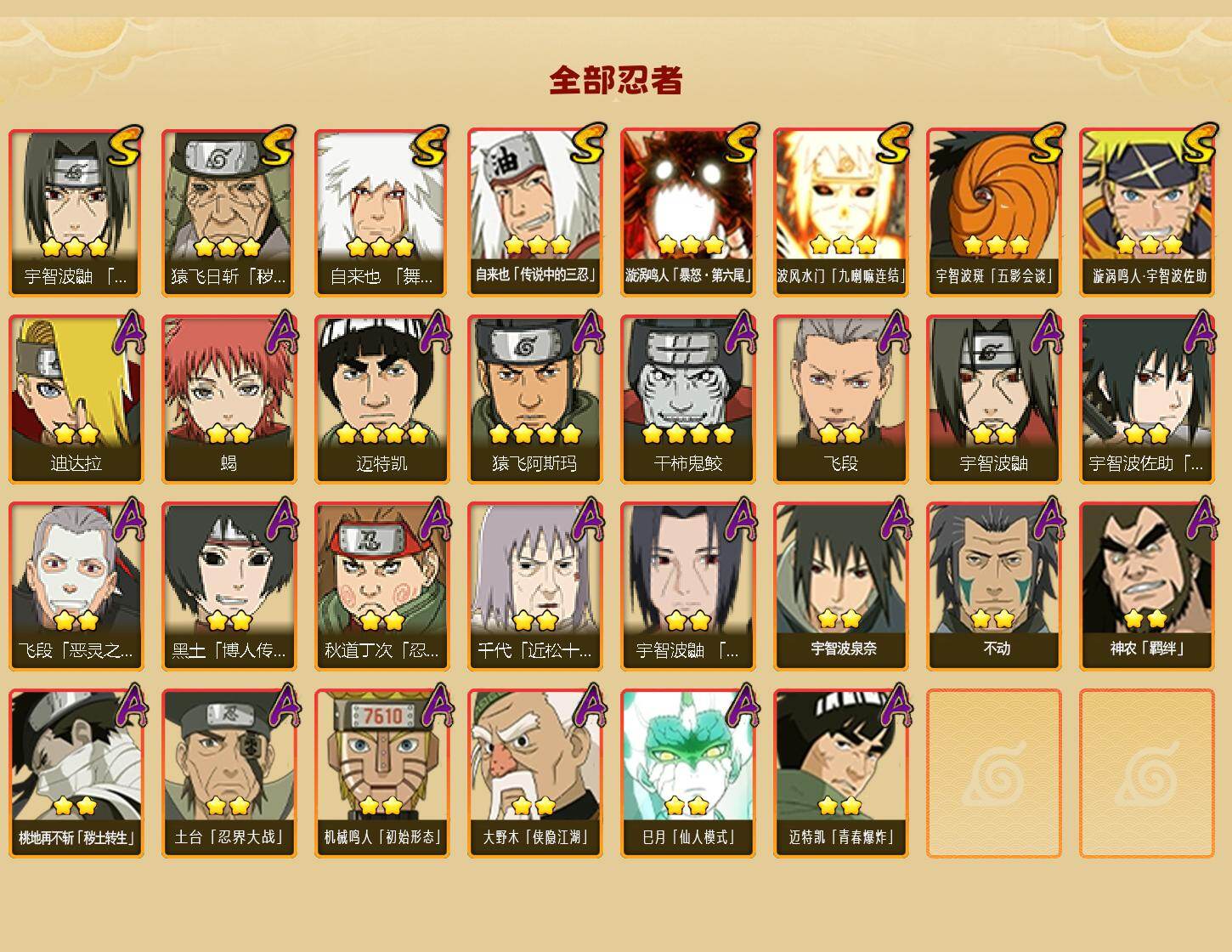 HYQM45352火影忍者账号详情图3