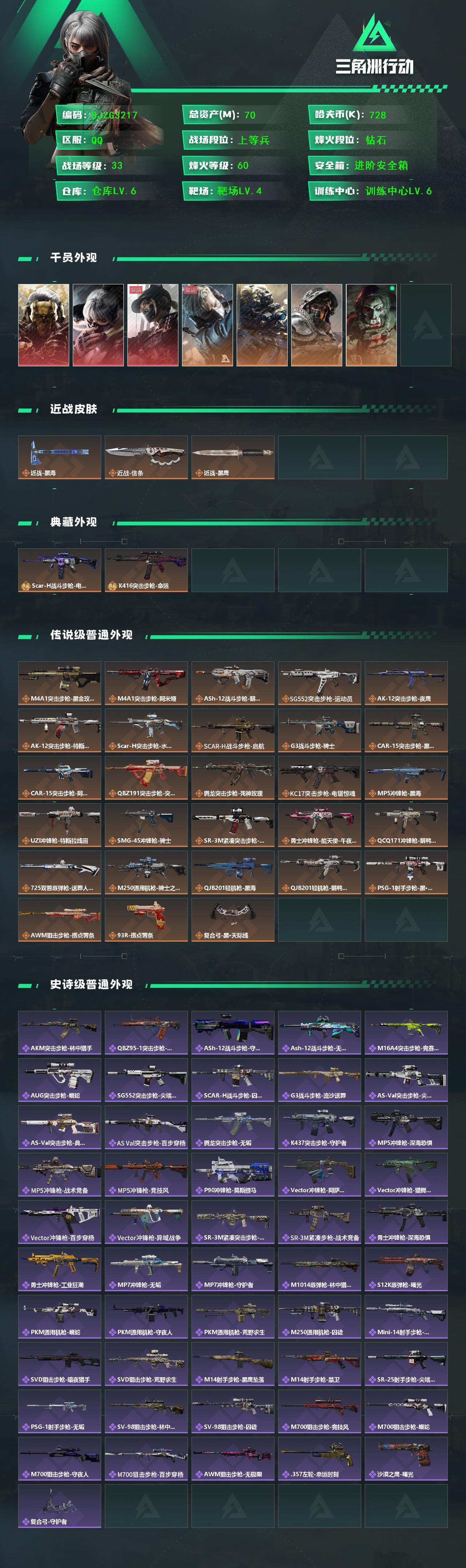 SJZEY420476三角洲行动账号详情图2 SJZEY420476三角洲行动账号详情图2