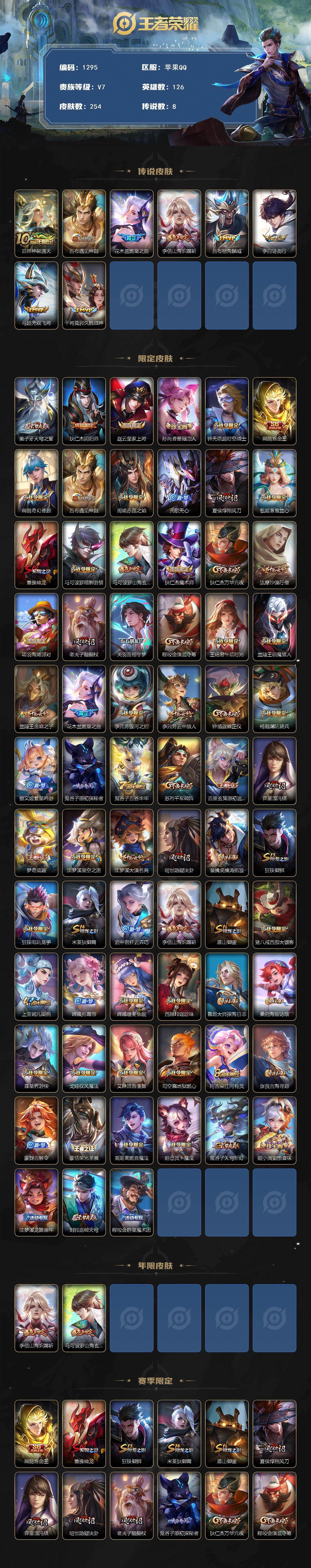 WZKG491543王者荣耀账号详情图2