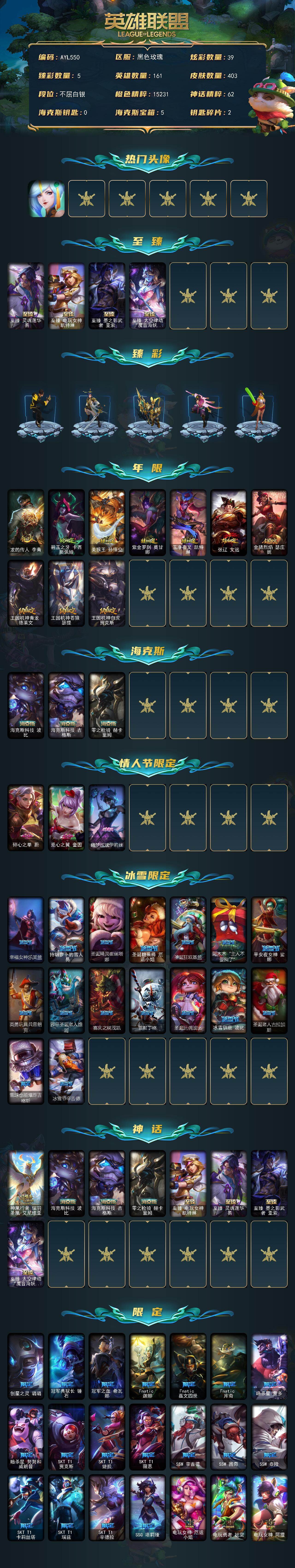 LOLCMW410097英雄联盟账号详情图2