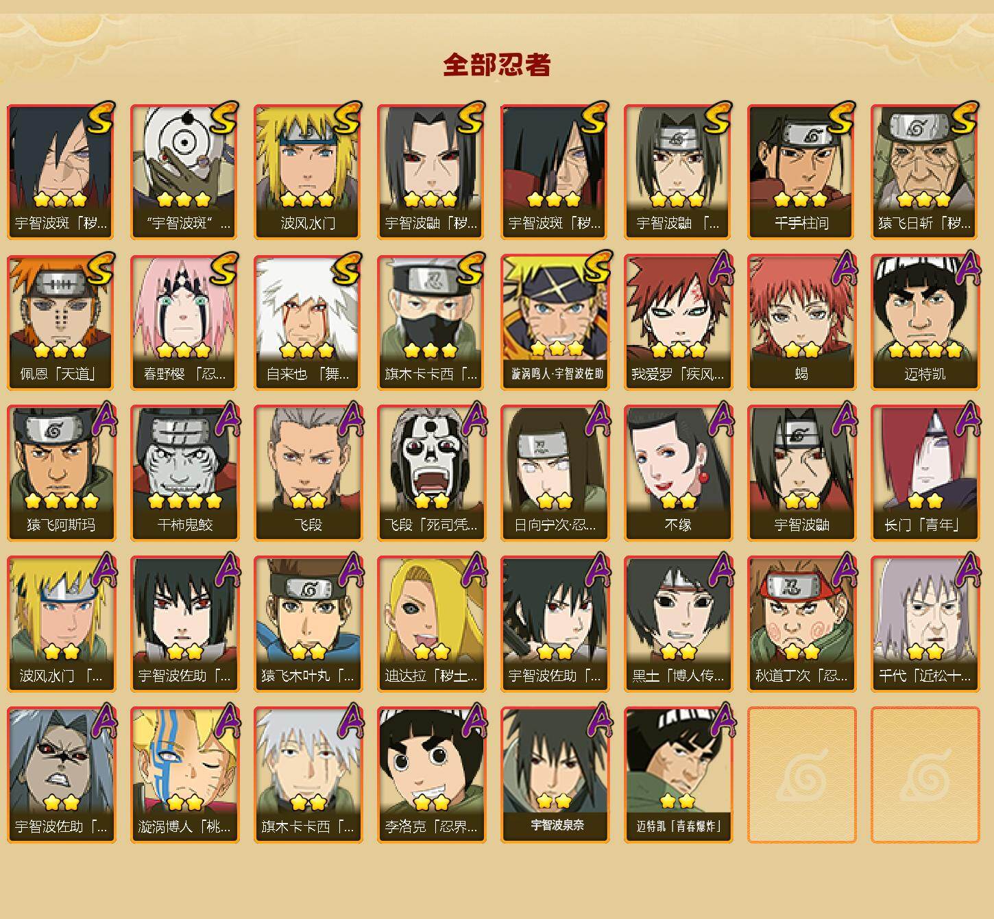 HYEY45293火影忍者账号详情图2