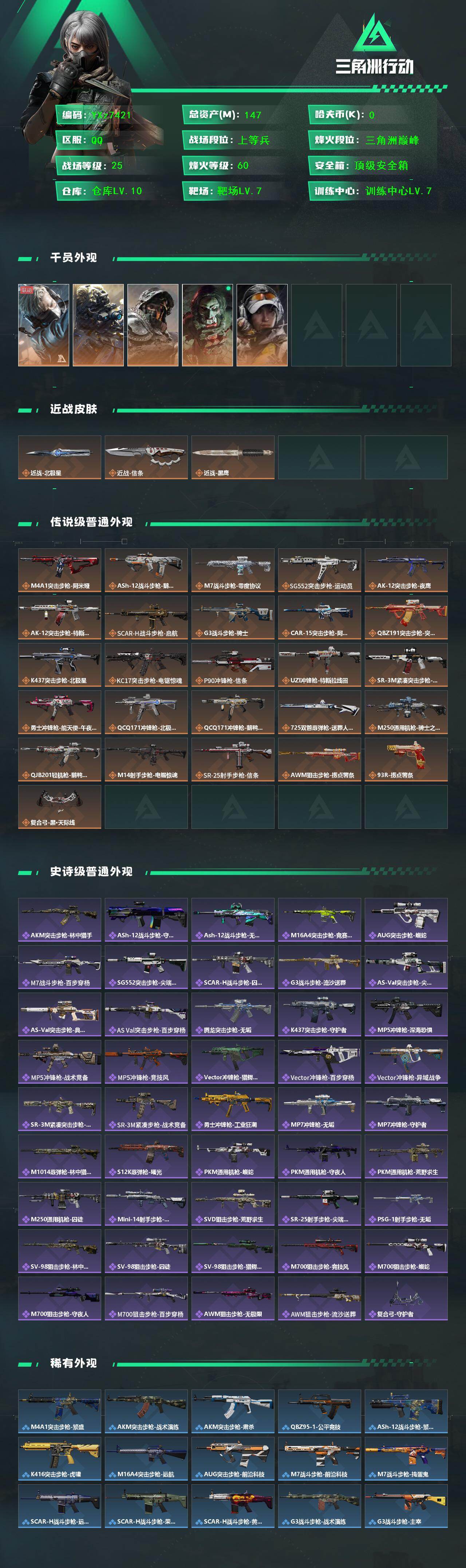 SJZCMW431258三角洲行动账号详情图2