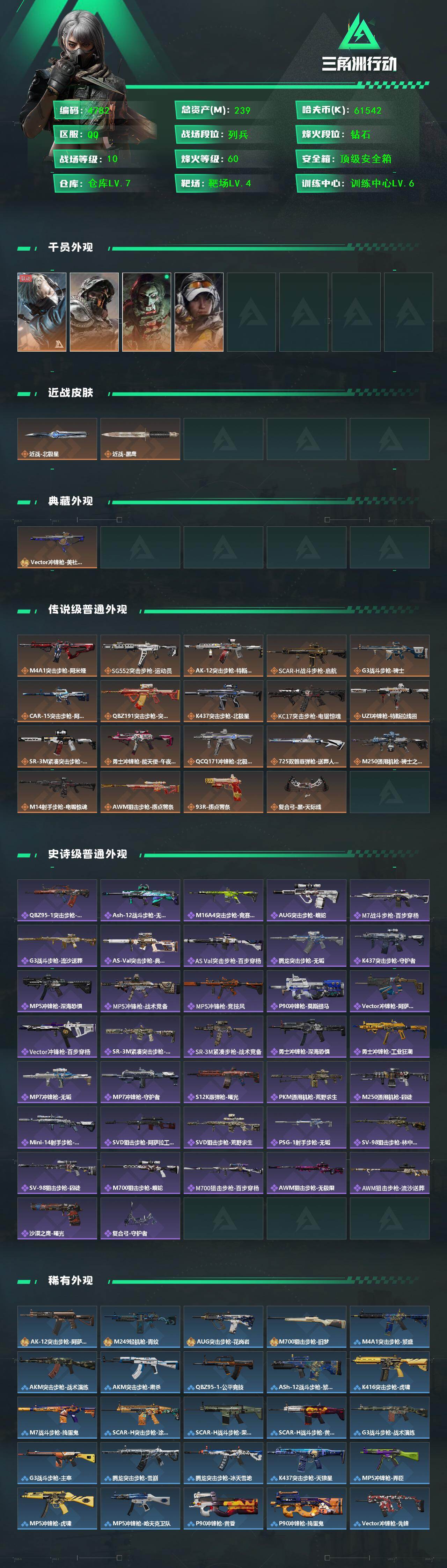 SJZCMW433517三角洲行动账号详情图2