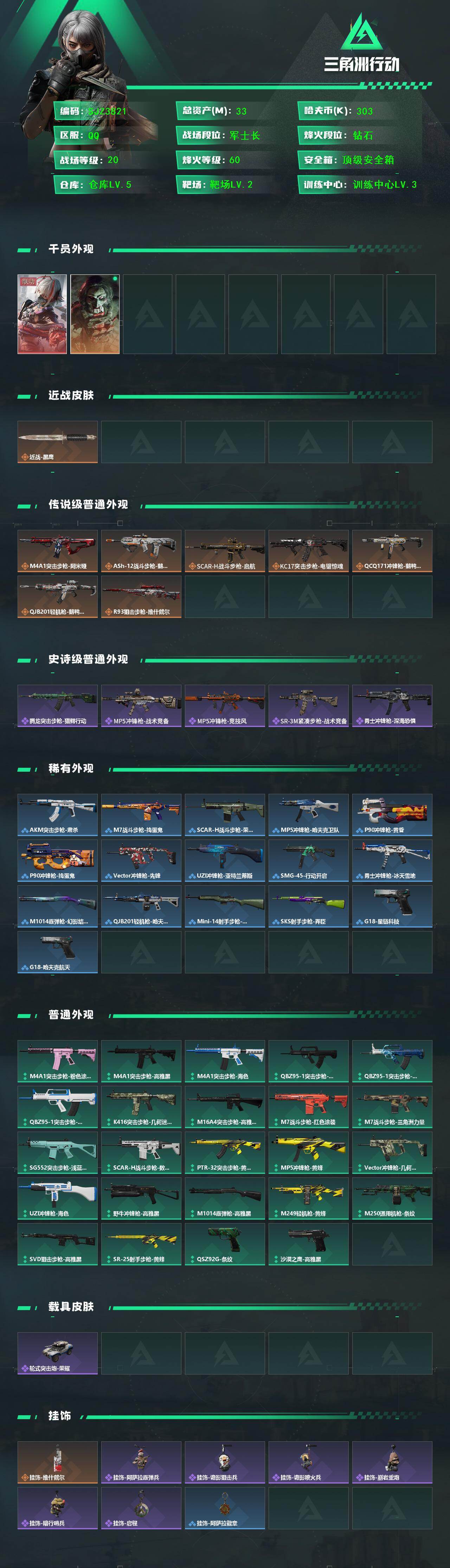 SJZQM421173三角洲行动账号详情图3 SJZQM421173三角洲行动账号详情图3