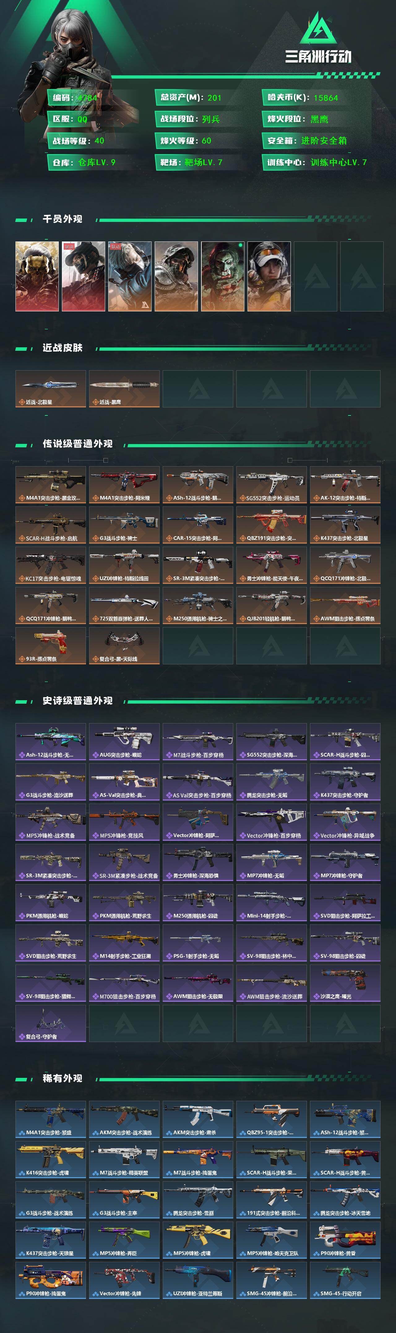 SJZCMW433519三角洲行动账号详情图2