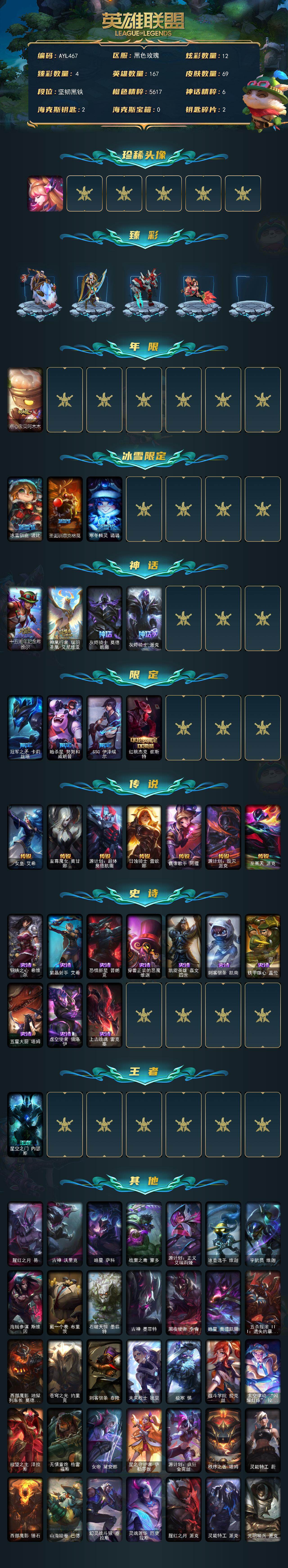 LOLLE45780英雄联盟账号详情图2