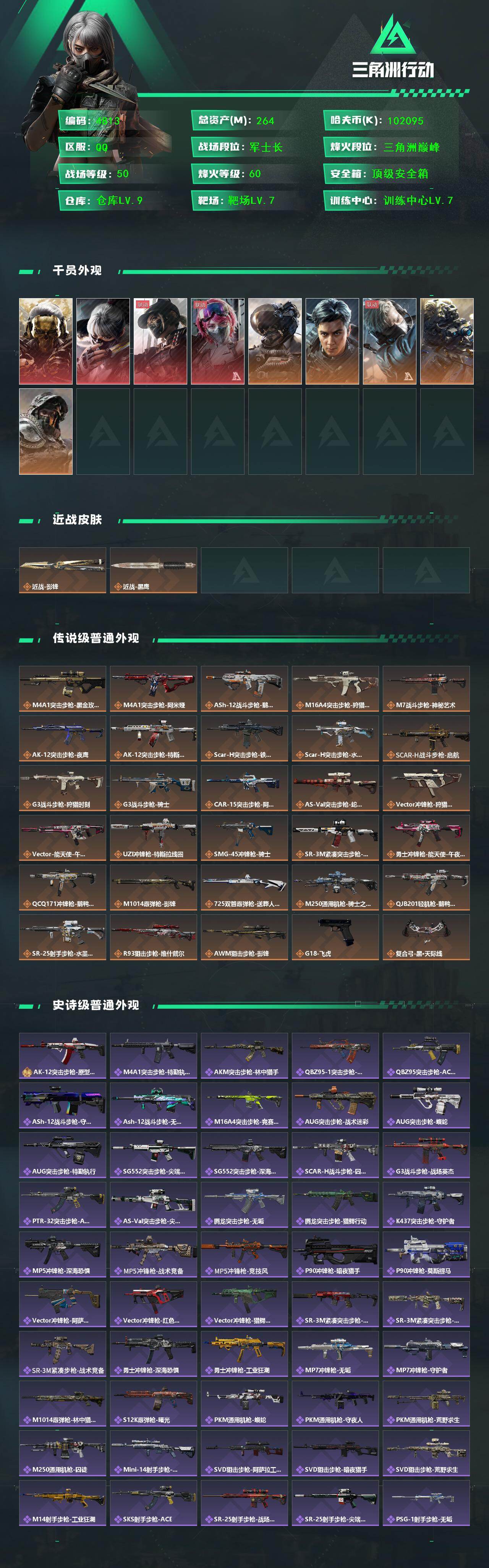 SJZCMW433537三角洲行动账号详情图2