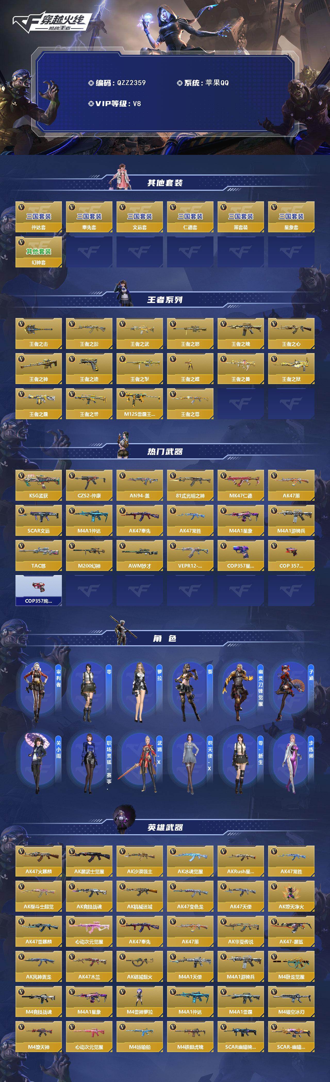 CFMEY46522枪战王者账号详情图2