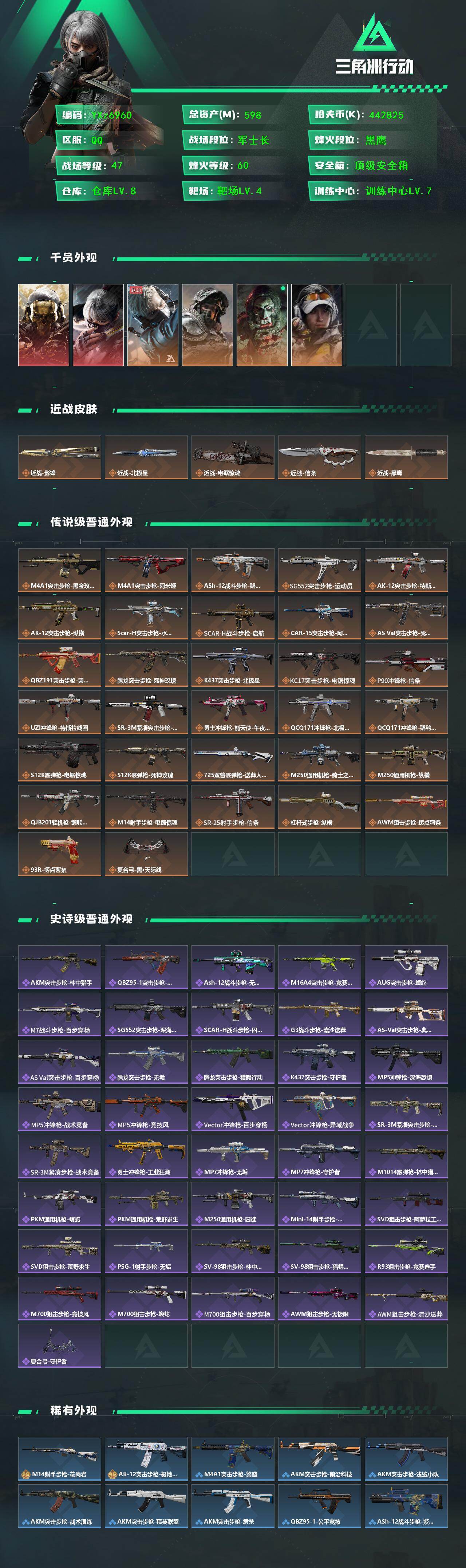 SJZCMW421868三角洲行动账号详情图2