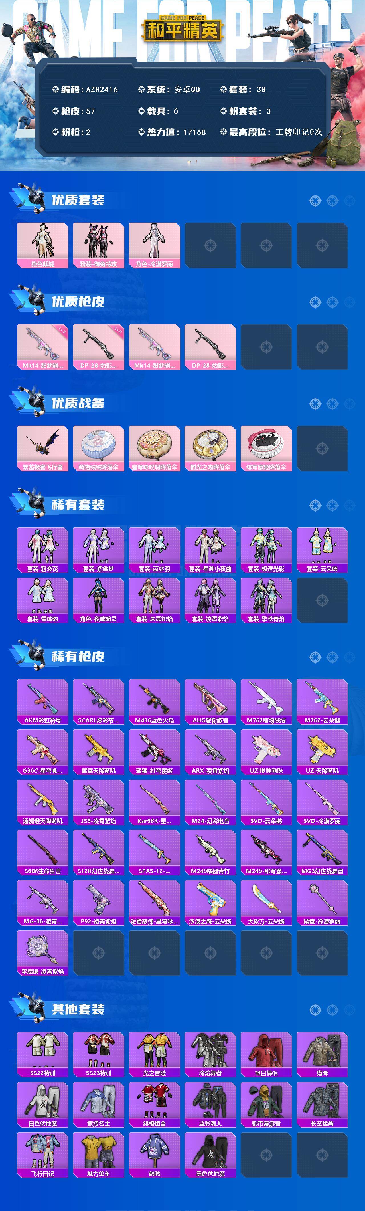 HPCMW442210和平精英账号详情图2