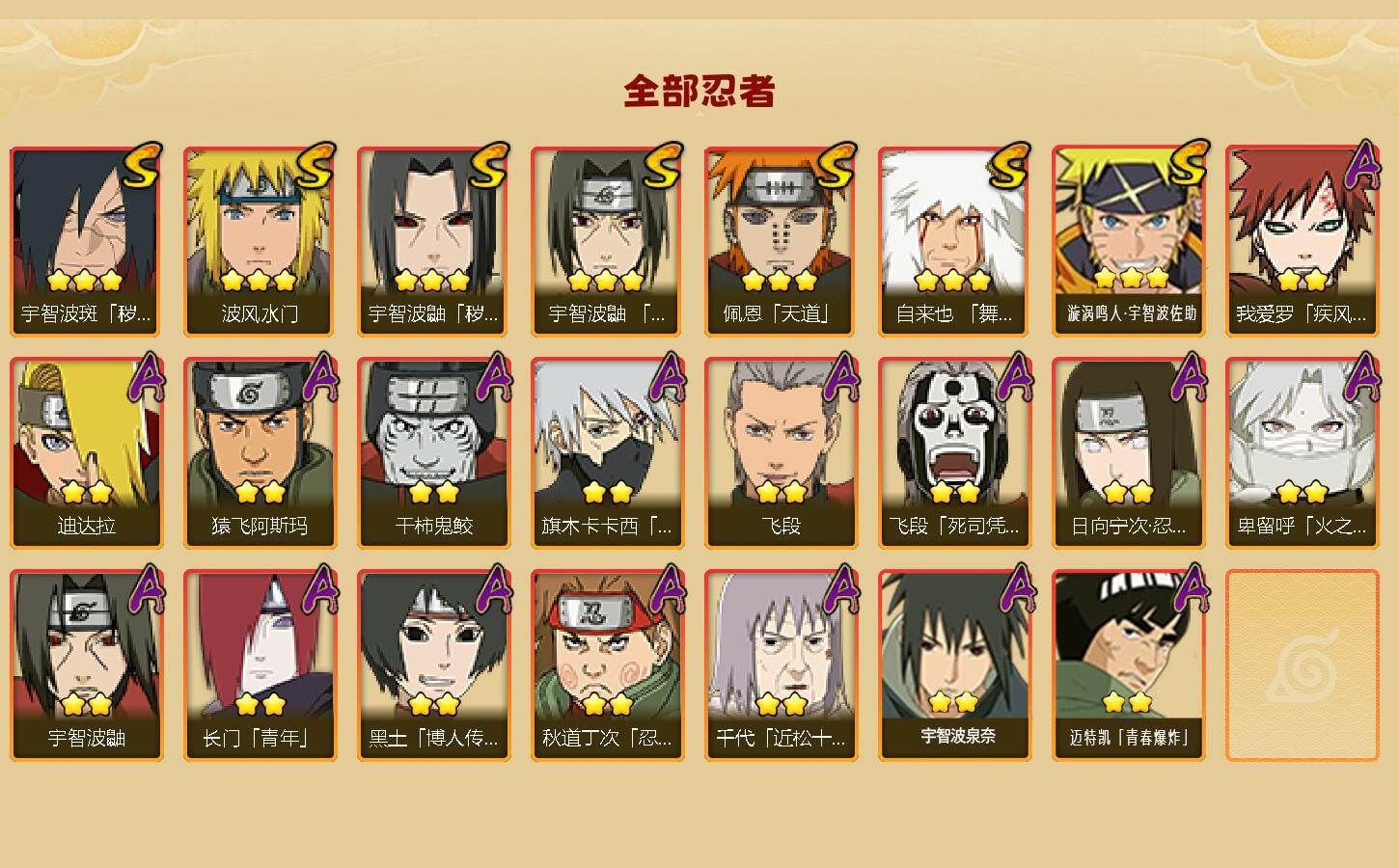 HYEY45341火影忍者账号详情图2