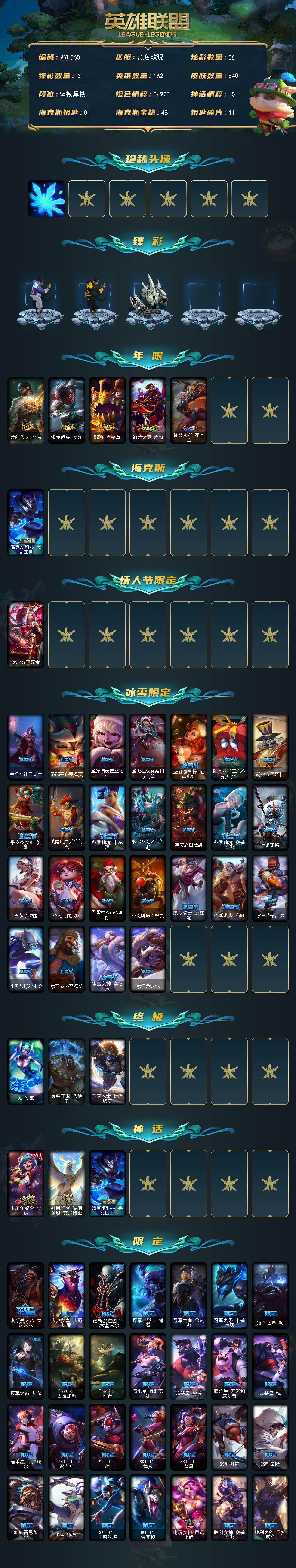 LOLCMW49782英雄联盟账号详情图2