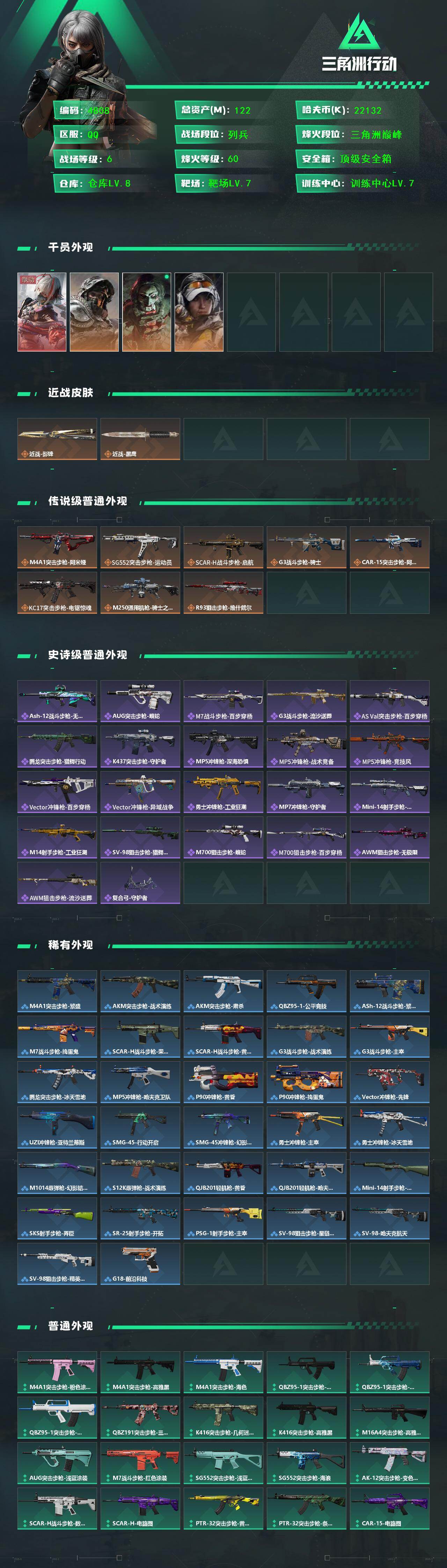 SJZCMW433533三角洲行动账号详情图2