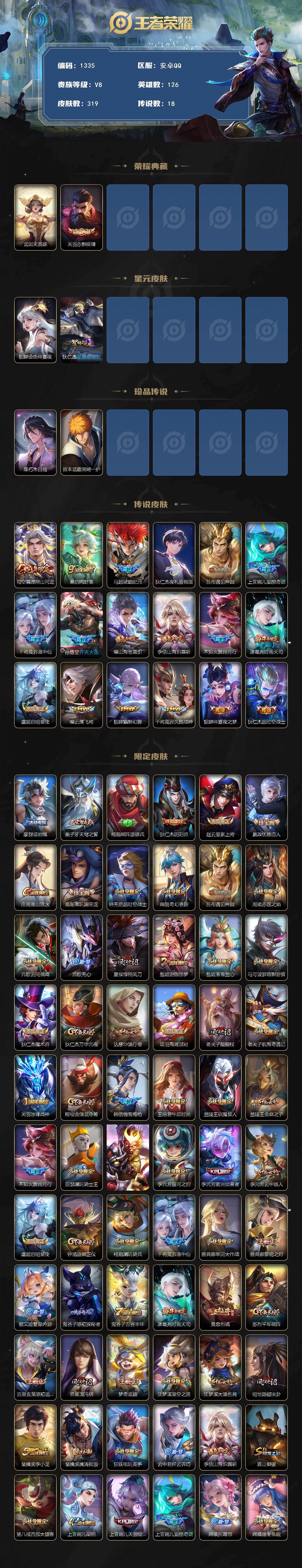 WZKG494127王者荣耀账号详情图2