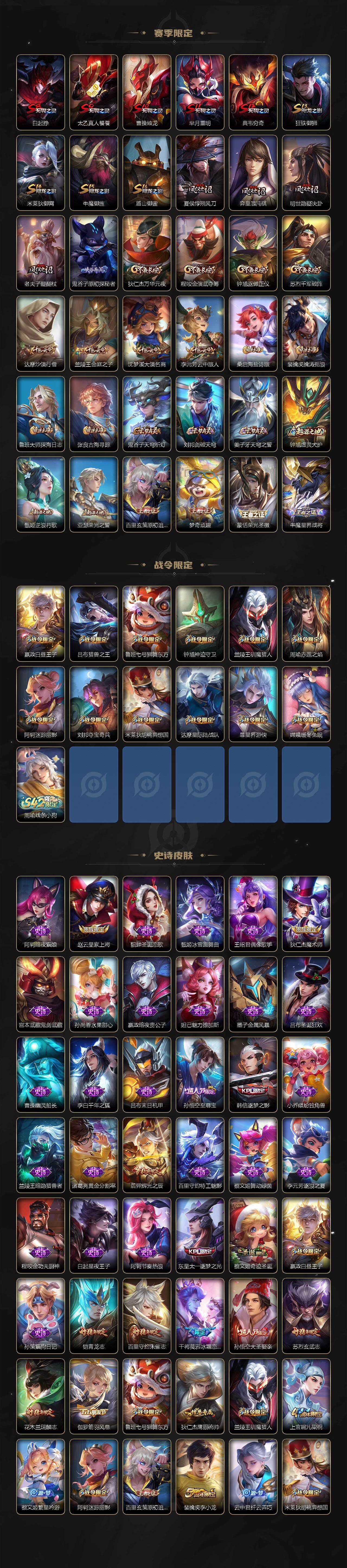 WZLFY482802王者荣耀账号详情图3 WZLFY482802王者荣耀账号详情图3