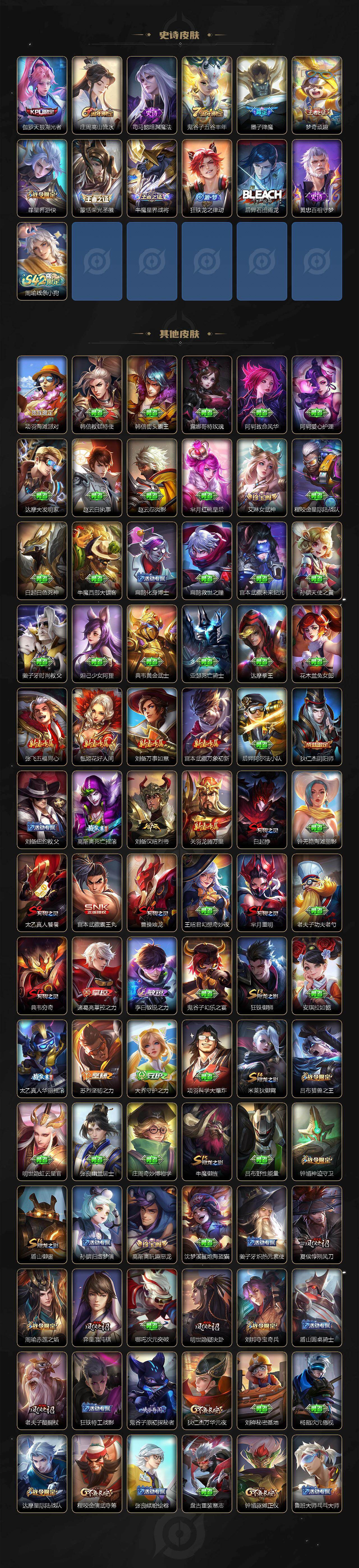 WZLFY482802王者荣耀账号详情图4 WZLFY482802王者荣耀账号详情图4