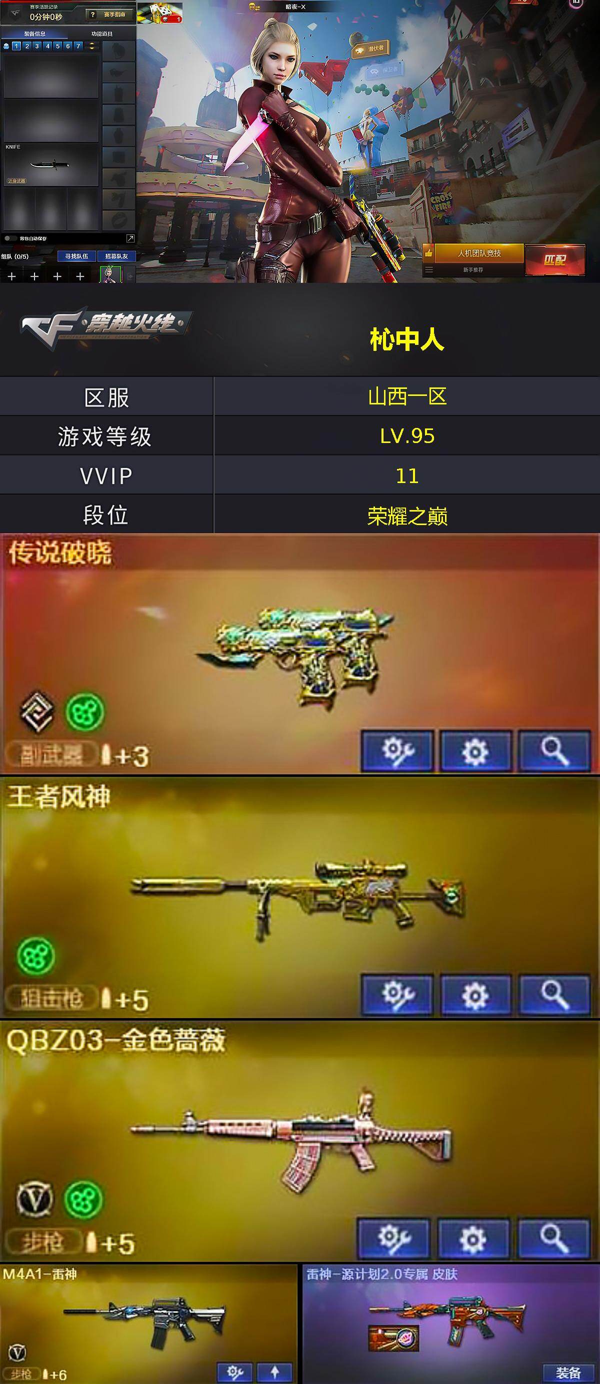 CFLX426445穿越火线账号详情图3