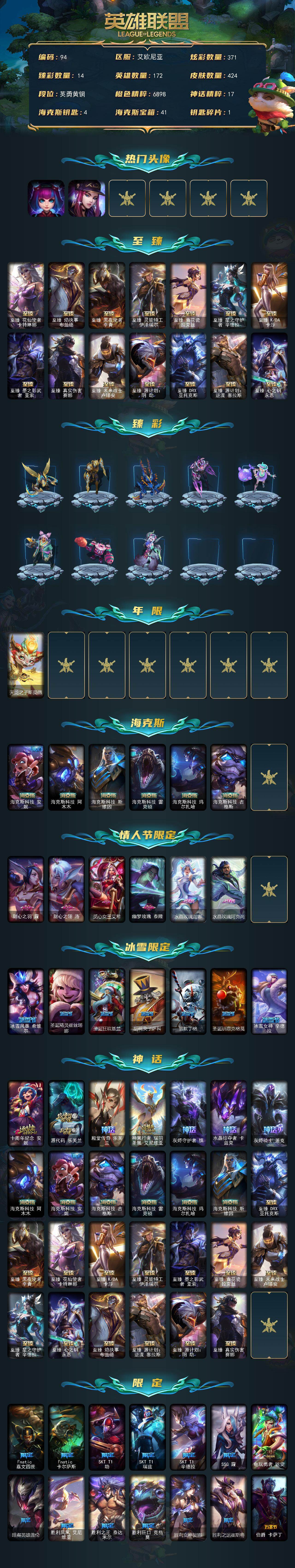 LOLCMW49547英雄联盟账号详情图2