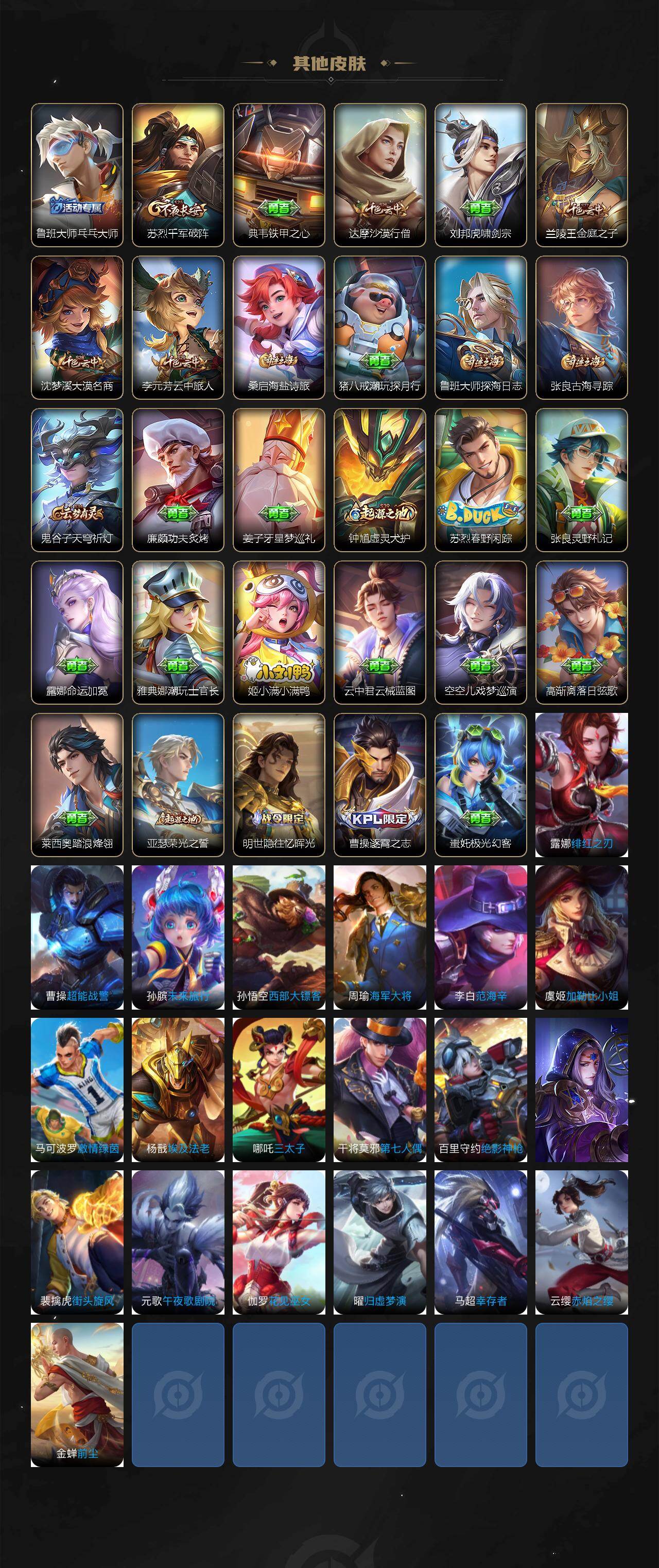 WZKG484064王者荣耀账号详情图3