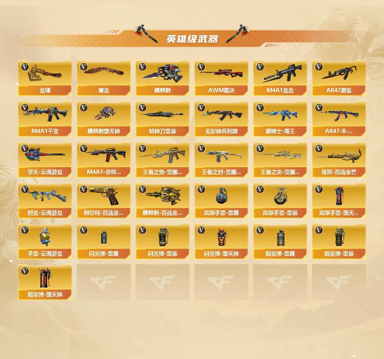 CFCMW421651穿越火线账号详情图3