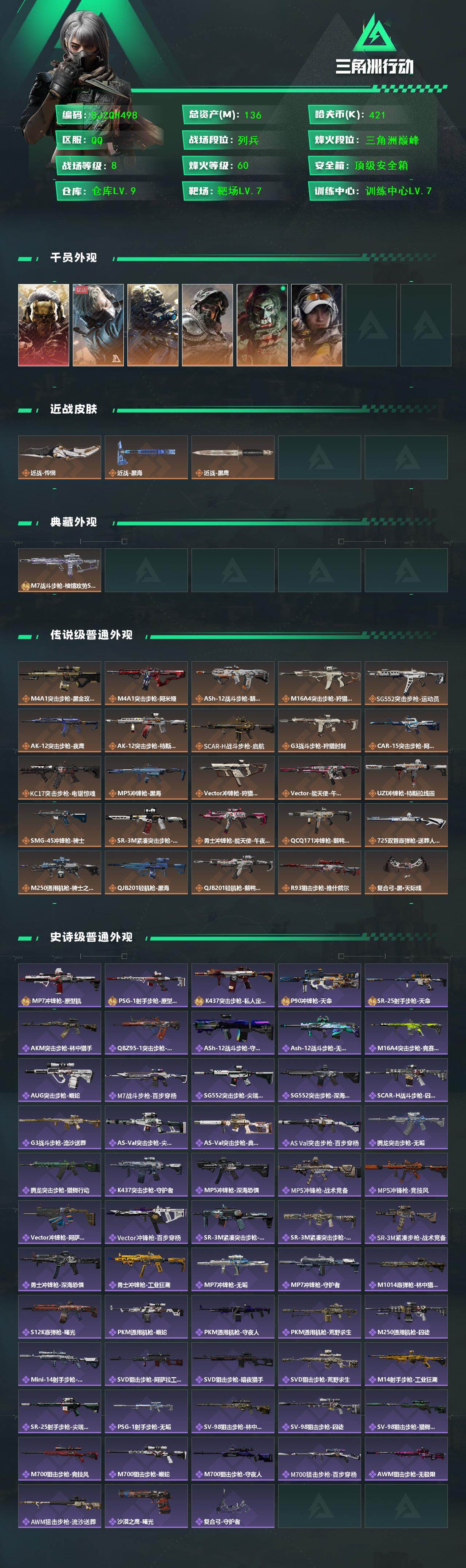 SJZQM422511三角洲行动账号详情图3 SJZQM422511三角洲行动账号详情图3