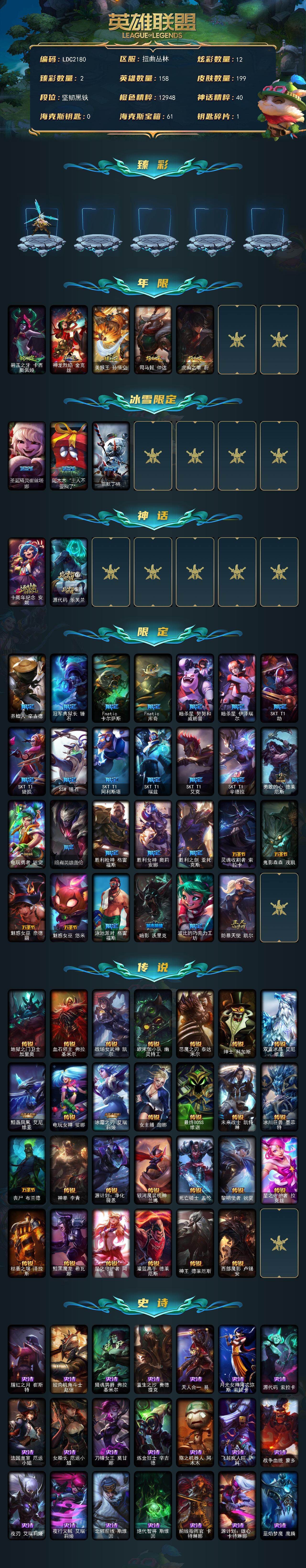 LOLEY48172英雄联盟账号详情图2 LOLEY48172英雄联盟账号详情图2