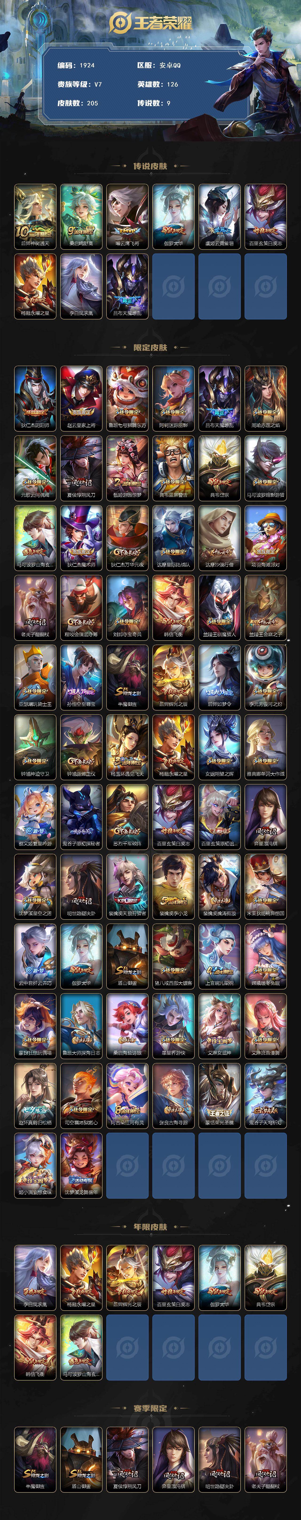 WZCMW485440王者荣耀账号详情图2