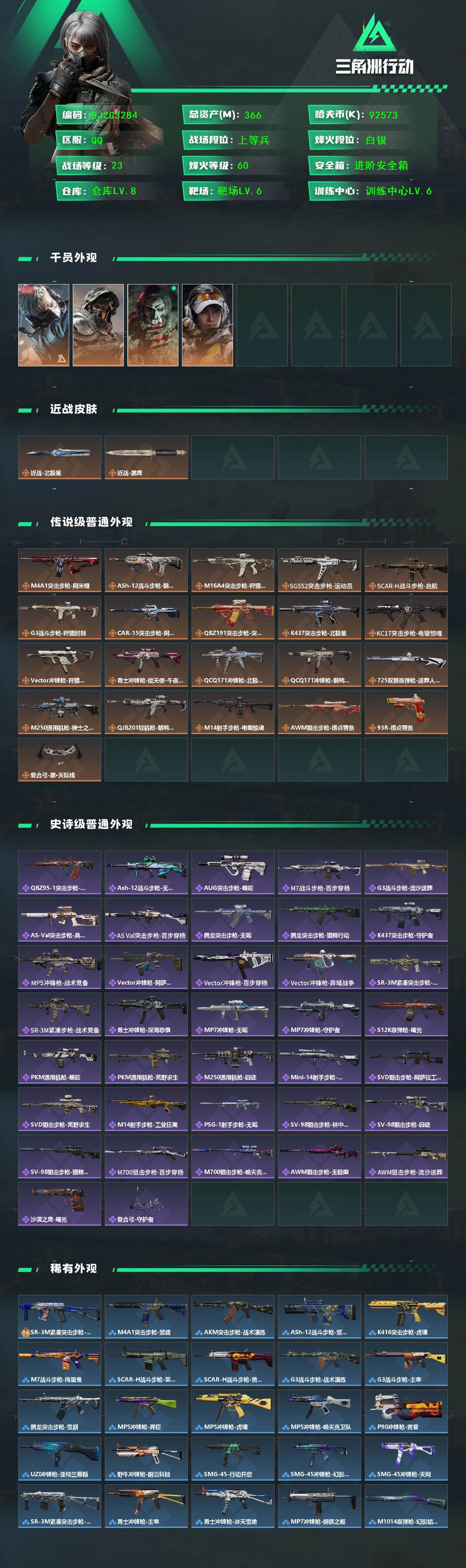 SJZEY422960三角洲行动账号详情图2