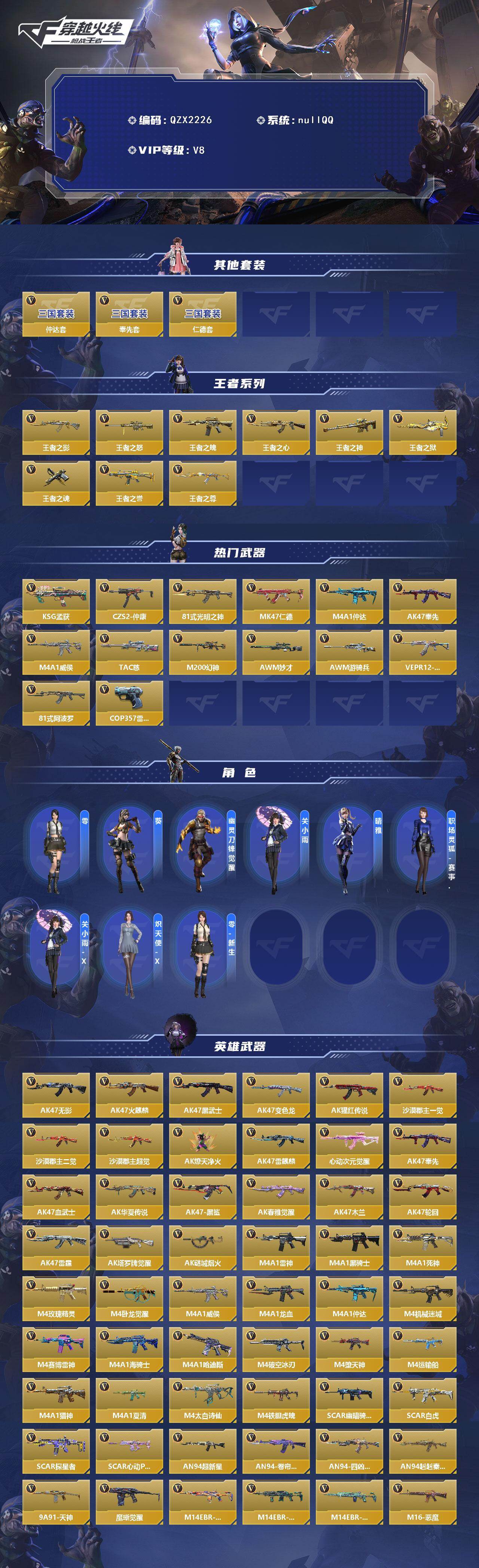 CFMEY46902枪战王者账号详情图2