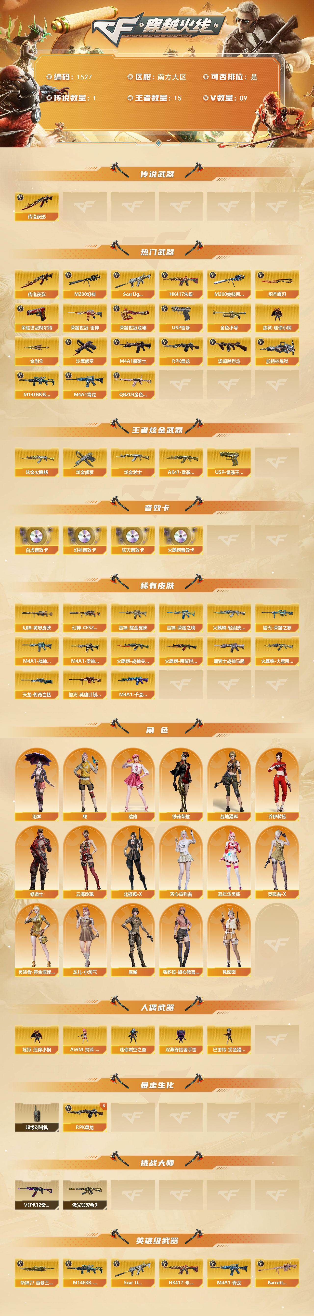 CFCMW421979穿越火线账号详情图2