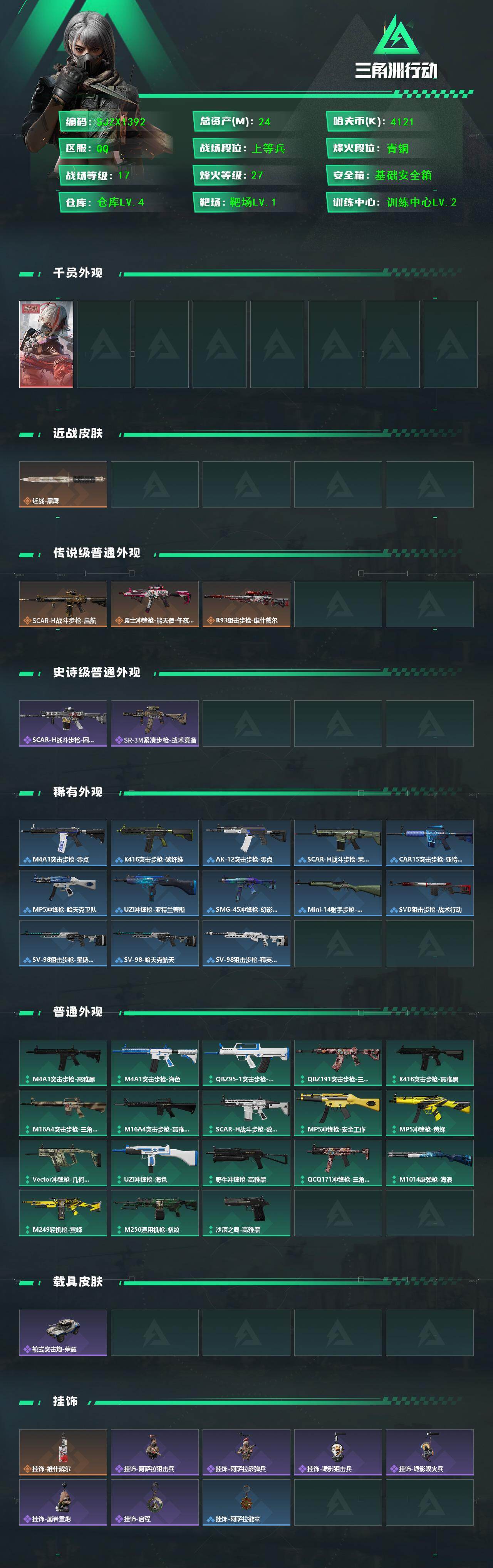 SJZEY428679三角洲行动账号详情图2