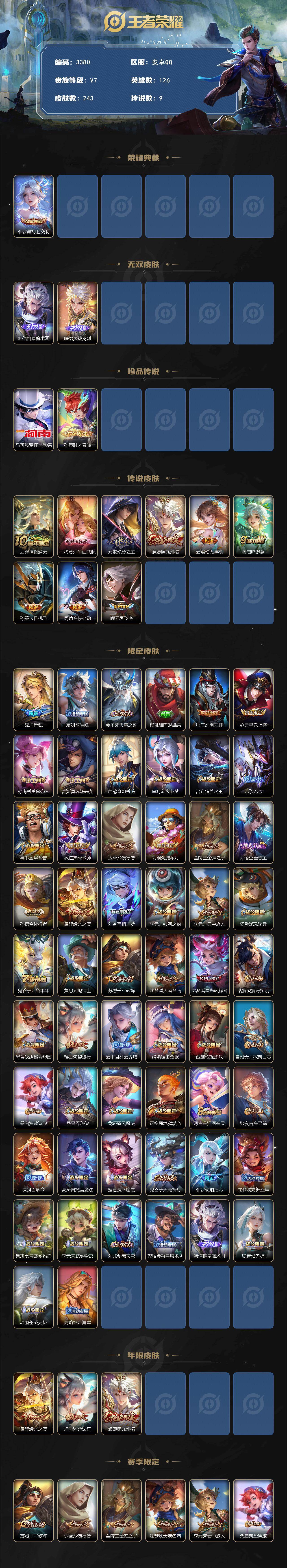 WZCMW4118958王者荣耀账号详情图2