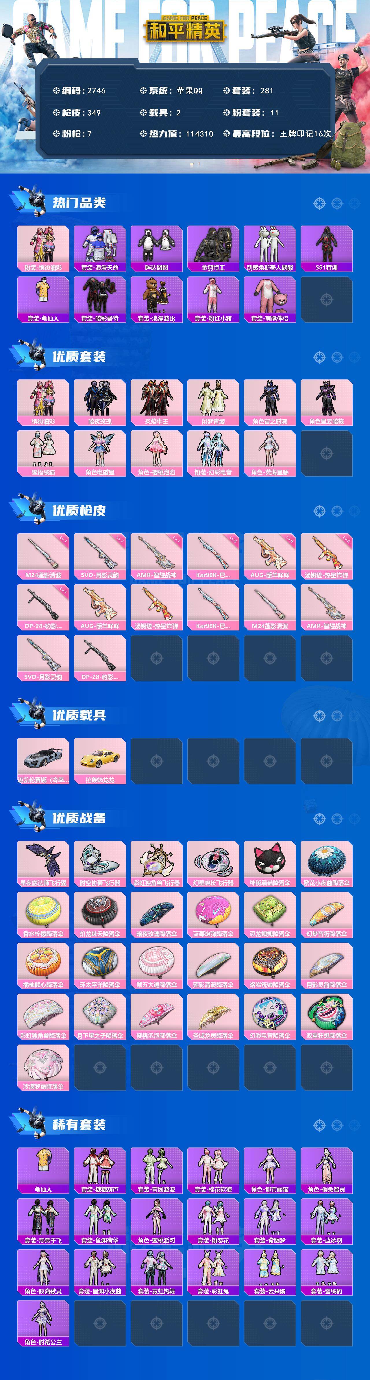 HPCMW464632和平精英账号详情图2