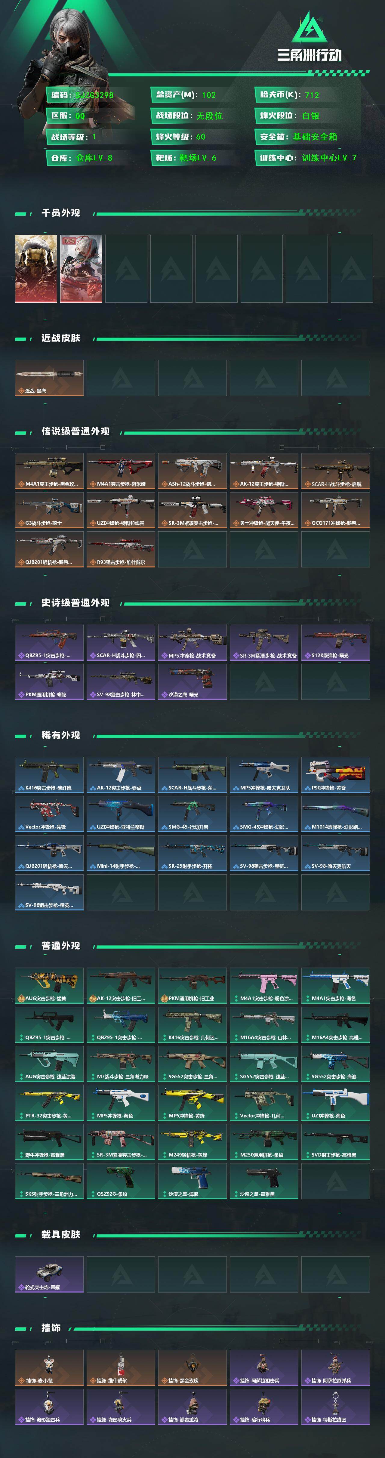 SJZEY423624三角洲行动账号详情图2