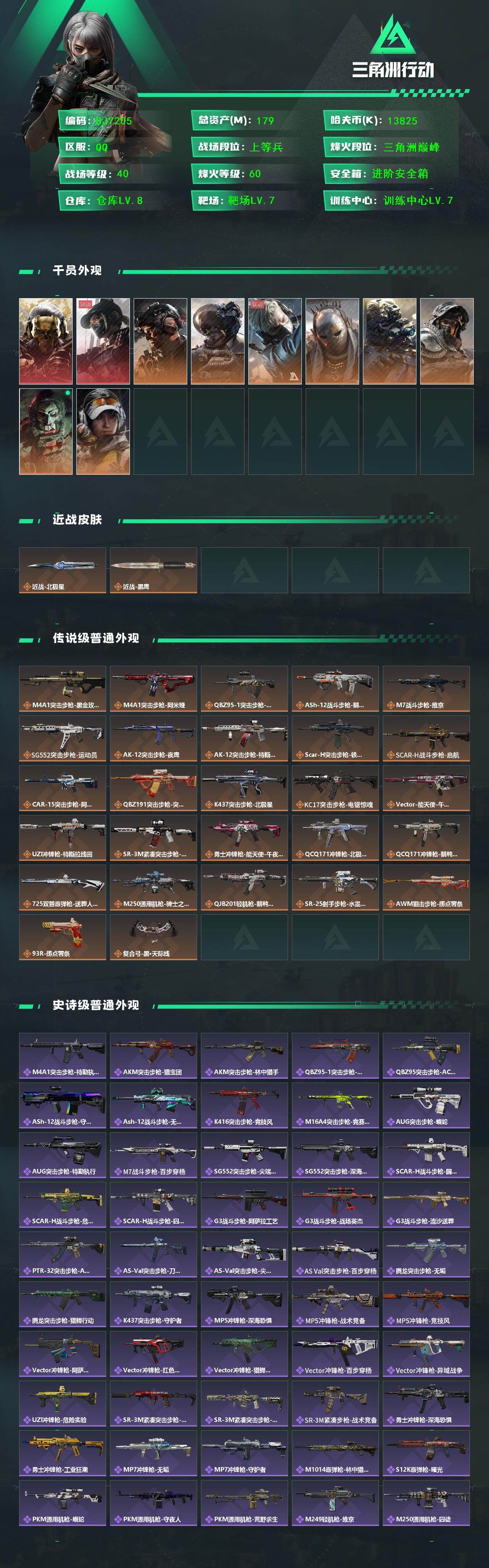 SJZQM423613三角洲行动账号详情图3 SJZQM423613三角洲行动账号详情图3