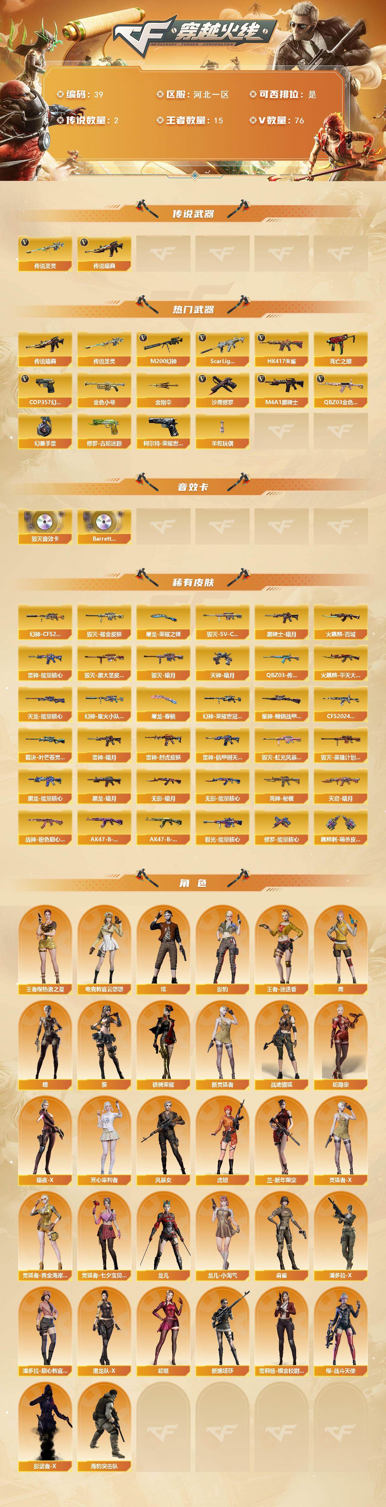 CFQYYX417719穿越火线账号详情图2