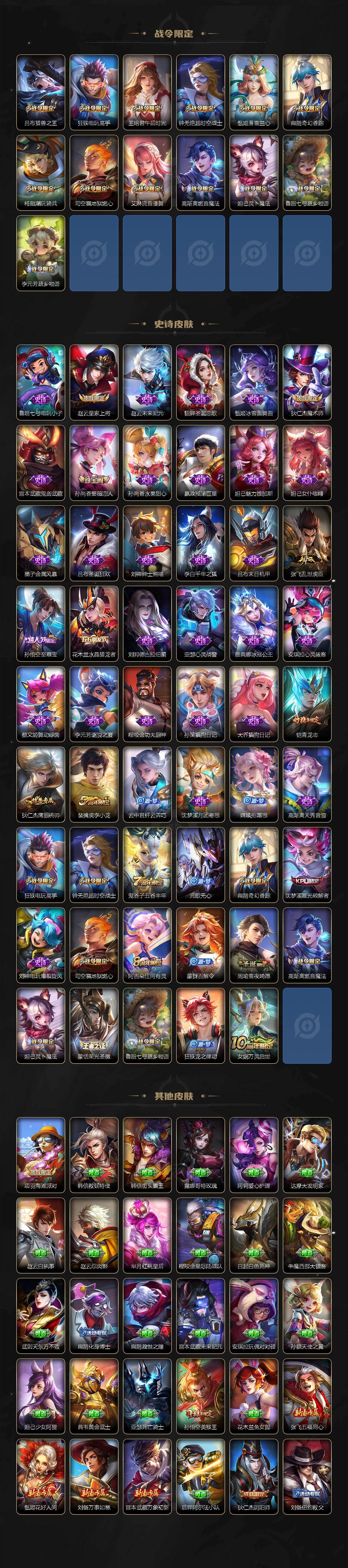 WZQM487477王者荣耀账号详情图4